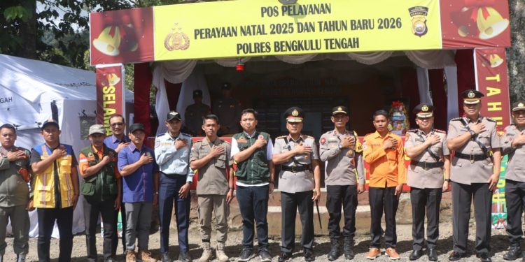 Pastikan Pengamanan Nataru, Kapolda Bengkulu Cek Pos Pam Curup, Pos Yan Kepahiang dan Liku Sembilan