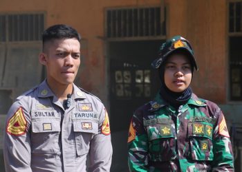 Bersihkan SD Negeri 4 Kuala Simpang, Taruna Ingin Siswa Bisa Segera Bersekolah Normal*