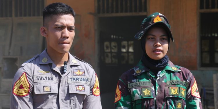 Bersihkan SD Negeri 4 Kuala Simpang, Taruna Ingin Siswa Bisa Segera Bersekolah Normal*