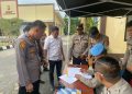 Polres Bengkulu Tengah Gelar Pemeriksaan Senjata Api Dinas
