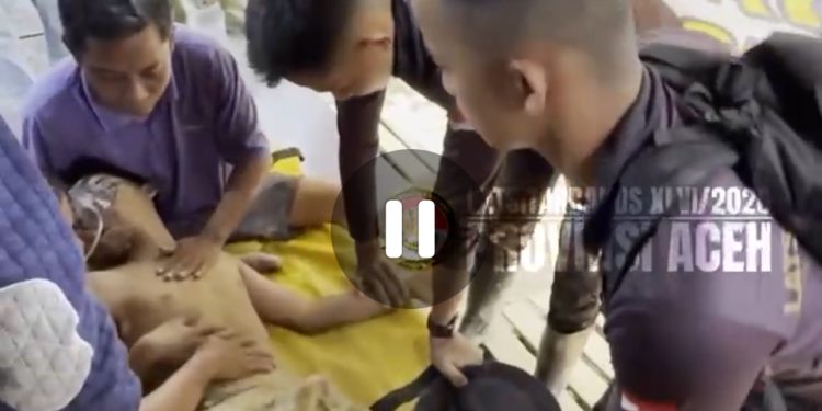 Taruna Akpol Sigap Selamatkan Anak yang Hanyut di Sungai Aceh Tamiang