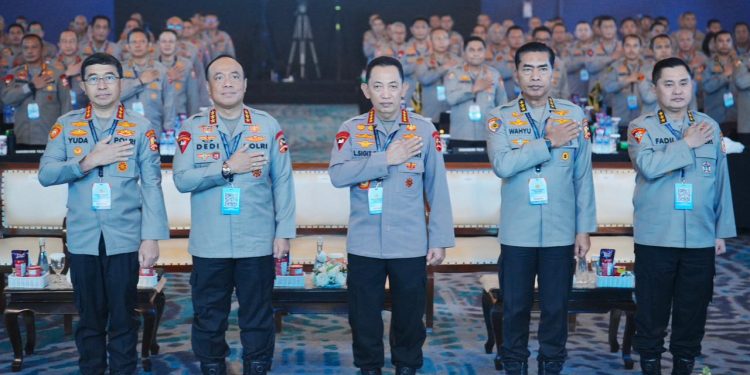 Beri Arahan di Rapim Polri, Kapolri Tegaskan Dukung-Kawal Penuh Program Pemerintah