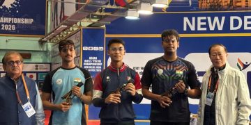 PRESTASI GEMILANG ANGGOTA BRIMOB POLRI: BRIPTU MUHAMAD FAWWAZ ADITIA FARREL RAIH MEDALI EMAS DAN PECAHKAN REKOR DUNIA DI AJANG ASIAN RIFLE/PISTOL CHAMPIONSHIP 2026 INDIA