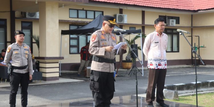 Polres Bengkulu Tengah Gelar Apel Pasukan Operasi Ketupat Nala 2026