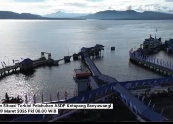 *Pelabuhan Ketapang Ditutup Saat Nyepi, Arus Lalu Lintas Banyuwangi Terpantau Lancar dan Kondusif*