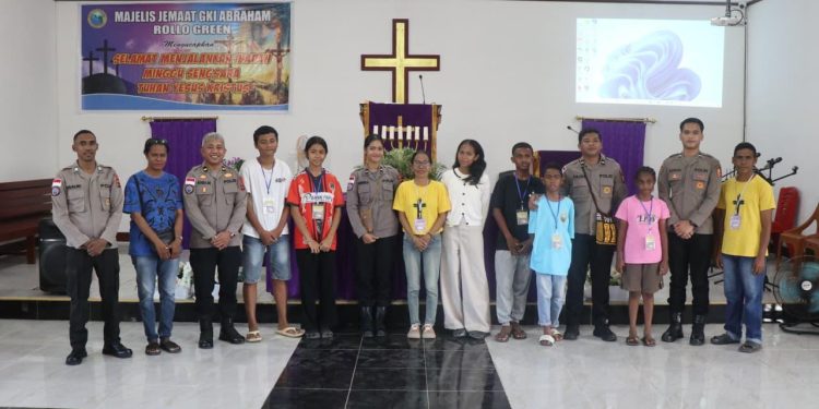 *Lewat Belajar dan Bermain, Satgas Damai Cartenz Hadirkan Senyum Ceria Anak-anak Papua di Momen Paskah*